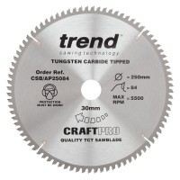 Trend CSB/AP25084 Craft Blade Tcp 250mm X 84t X 30mm £56.80